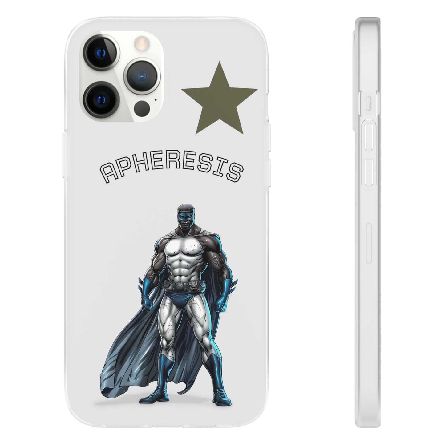 Superhero Flexi Cases - Custom Phone Cover, Comic Phone Case, Gifts for Her, Birthday Present, Unique Tech Accessory, APHERESIS Design