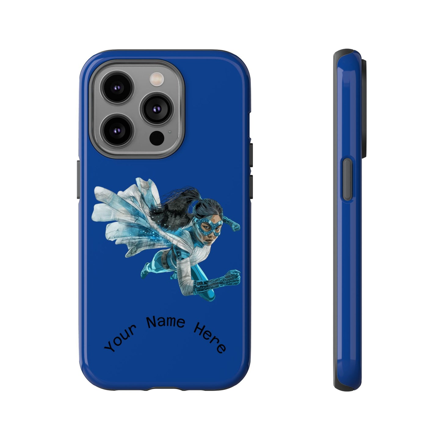 Personalized Tough Phone Case, Custom Phone Cover, Unique Gift for Her, Birthday, Customizable, Stylish Tech Accessory