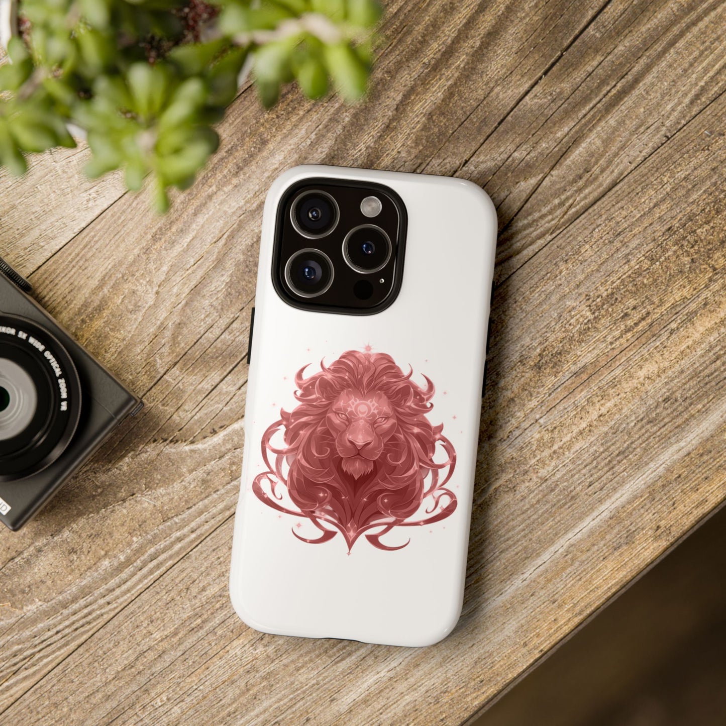 Lion Themed Phone Case, Tough Phone Case with Lion Design, Stylish Phone Cover for Animal Lovers, Unique Gift for Birthdays, Fierce [...]