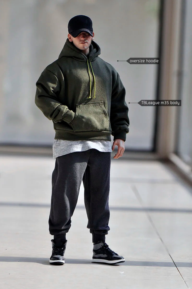 Male Soldier Hoodie Sports Top Jacket Sweater