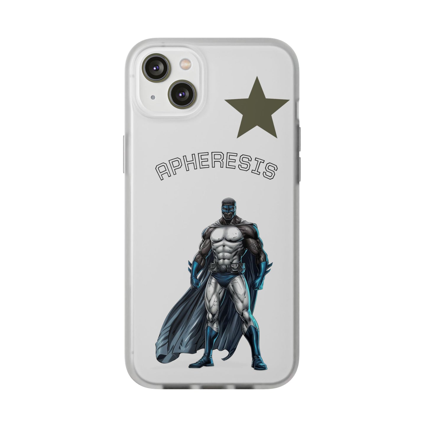 Superhero Flexi Cases - Custom Phone Cover, Comic Phone Case, Gifts for Her, Birthday Present, Unique Tech Accessory, APHERESIS Design