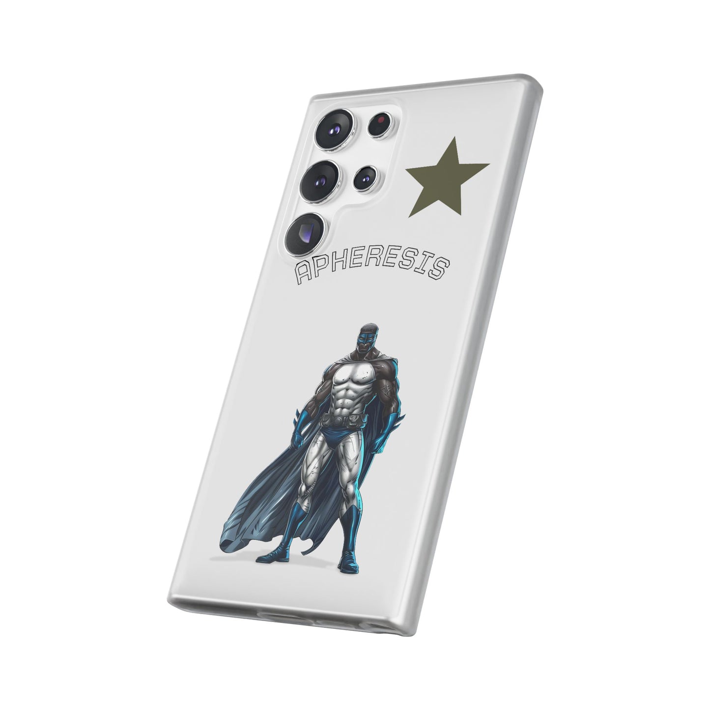 Superhero Flexi Cases - Custom Phone Cover, Comic Phone Case, Gifts for Her, Birthday Present, Unique Tech Accessory, APHERESIS Design
