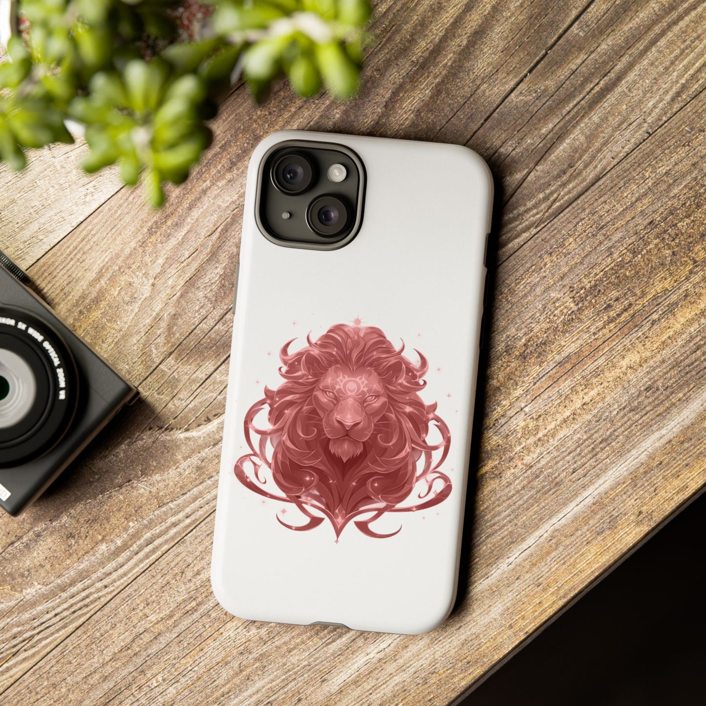Lion Themed Phone Case, Tough Phone Case with Lion Design, Stylish Phone Cover for Animal Lovers, Unique Gift for Birthdays, Fierce [...]