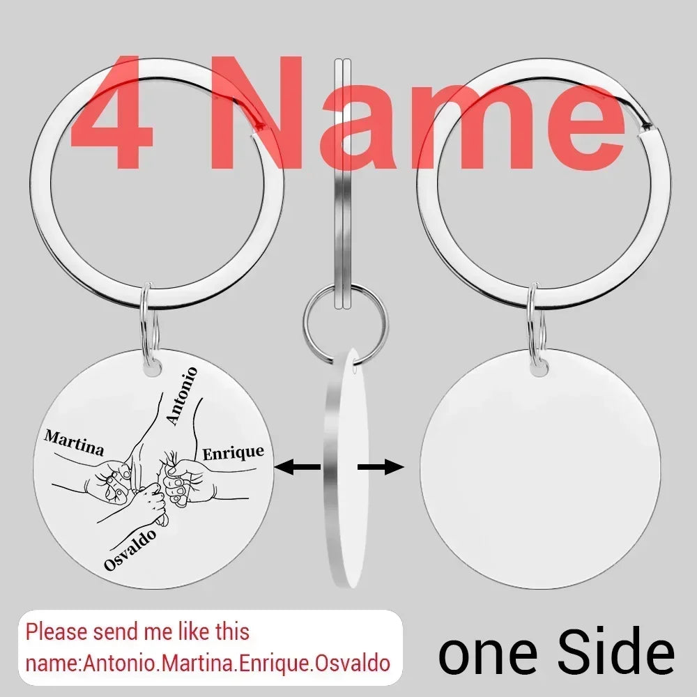 Personalized Name Keychain for Car Pendant Love Gifts