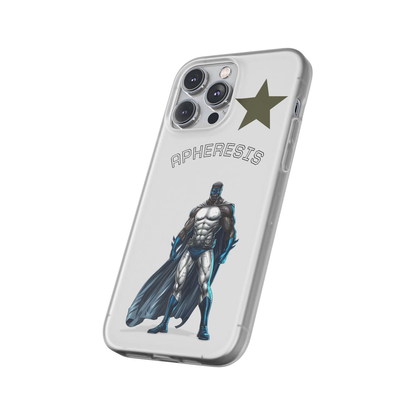 Superhero Flexi Cases - Custom Phone Cover, Comic Phone Case, Gifts for Her, Birthday Present, Unique Tech Accessory, APHERESIS Design