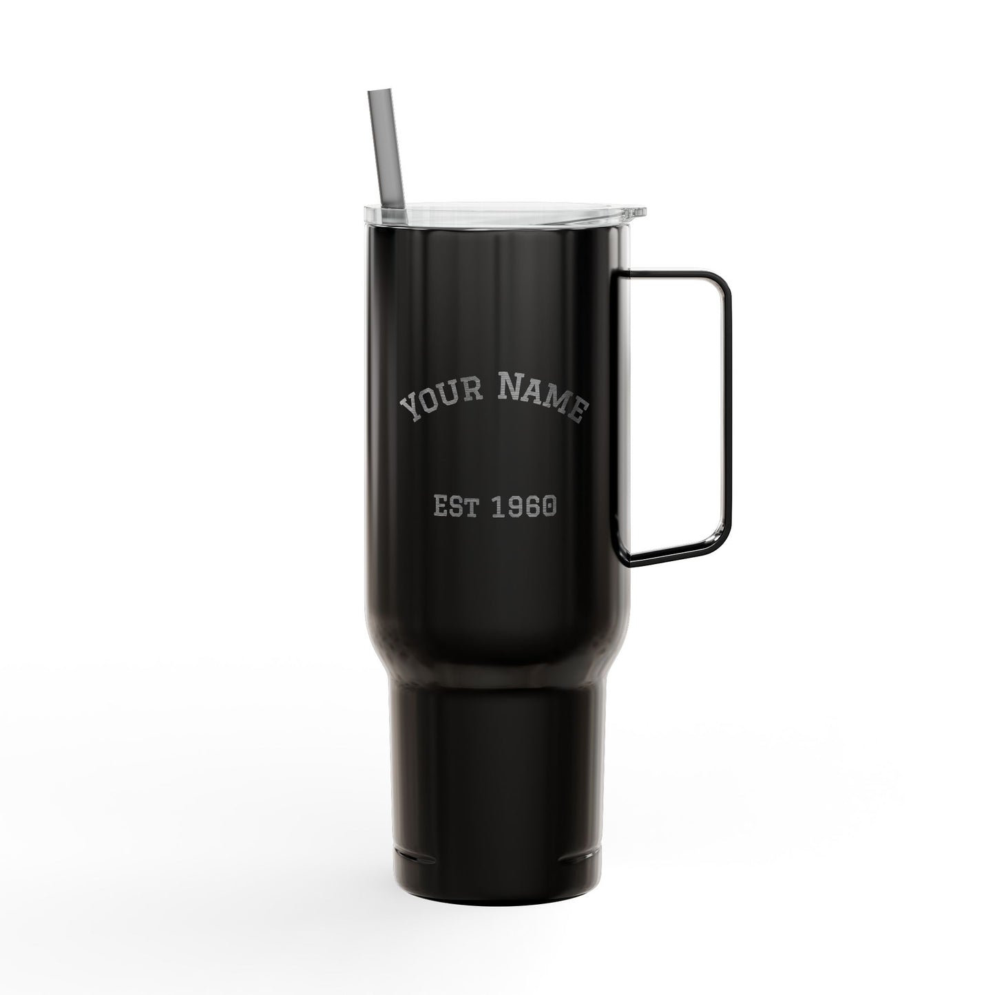 Personalized Insulated Tumbler, 40oz Travel Mug with Lid, Customized Drinkware for Coffee Lovers, Gifts for Him, Her, Birthdays, [...]