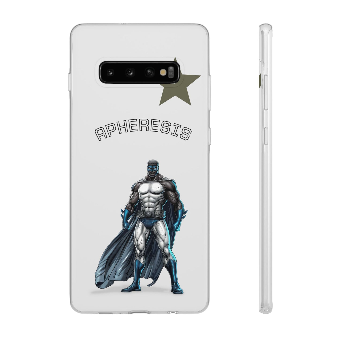 Superhero Flexi Cases - Custom Phone Cover, Comic Phone Case, Gifts for Her, Birthday Present, Unique Tech Accessory, APHERESIS Design