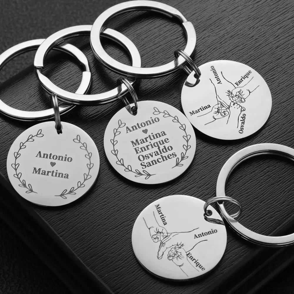 Personalized Name Keychain for Car Pendant Love Gifts
