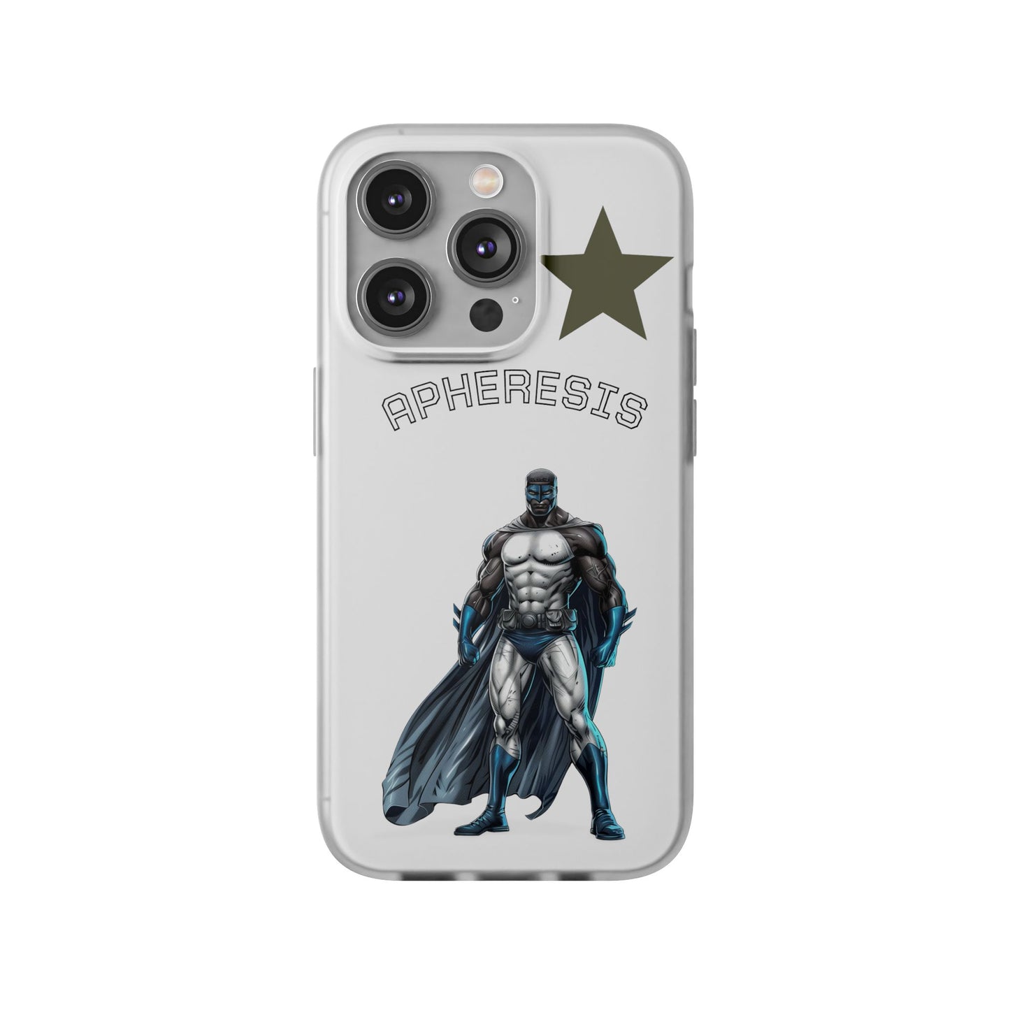 Superhero Flexi Cases - Custom Phone Cover, Comic Phone Case, Gifts for Her, Birthday Present, Unique Tech Accessory, APHERESIS Design