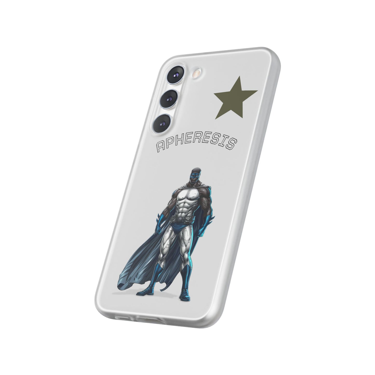 Superhero Flexi Cases - Custom Phone Cover, Comic Phone Case, Gifts for Her, Birthday Present, Unique Tech Accessory, APHERESIS Design