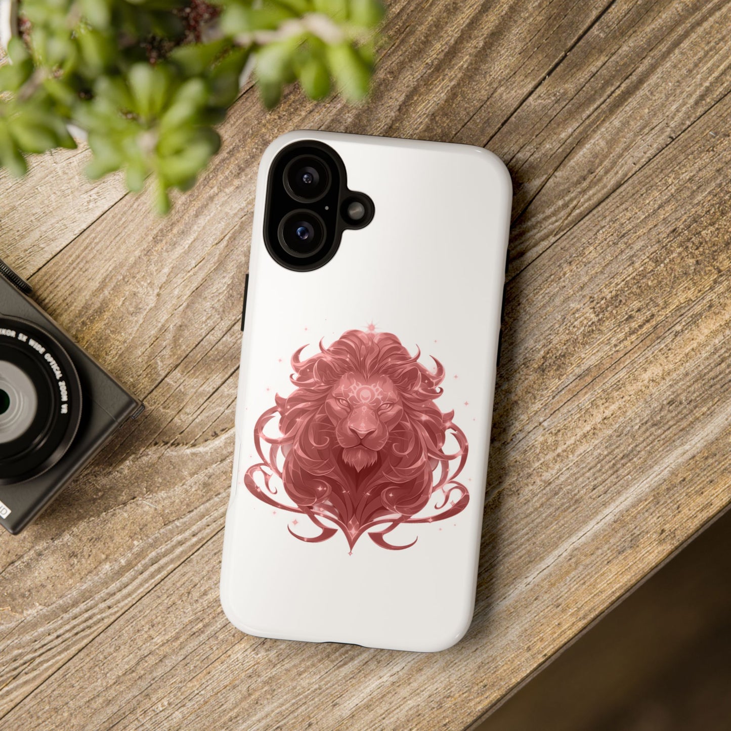 Lion Themed Phone Case, Tough Phone Case with Lion Design, Stylish Phone Cover for Animal Lovers, Unique Gift for Birthdays, Fierce [...]