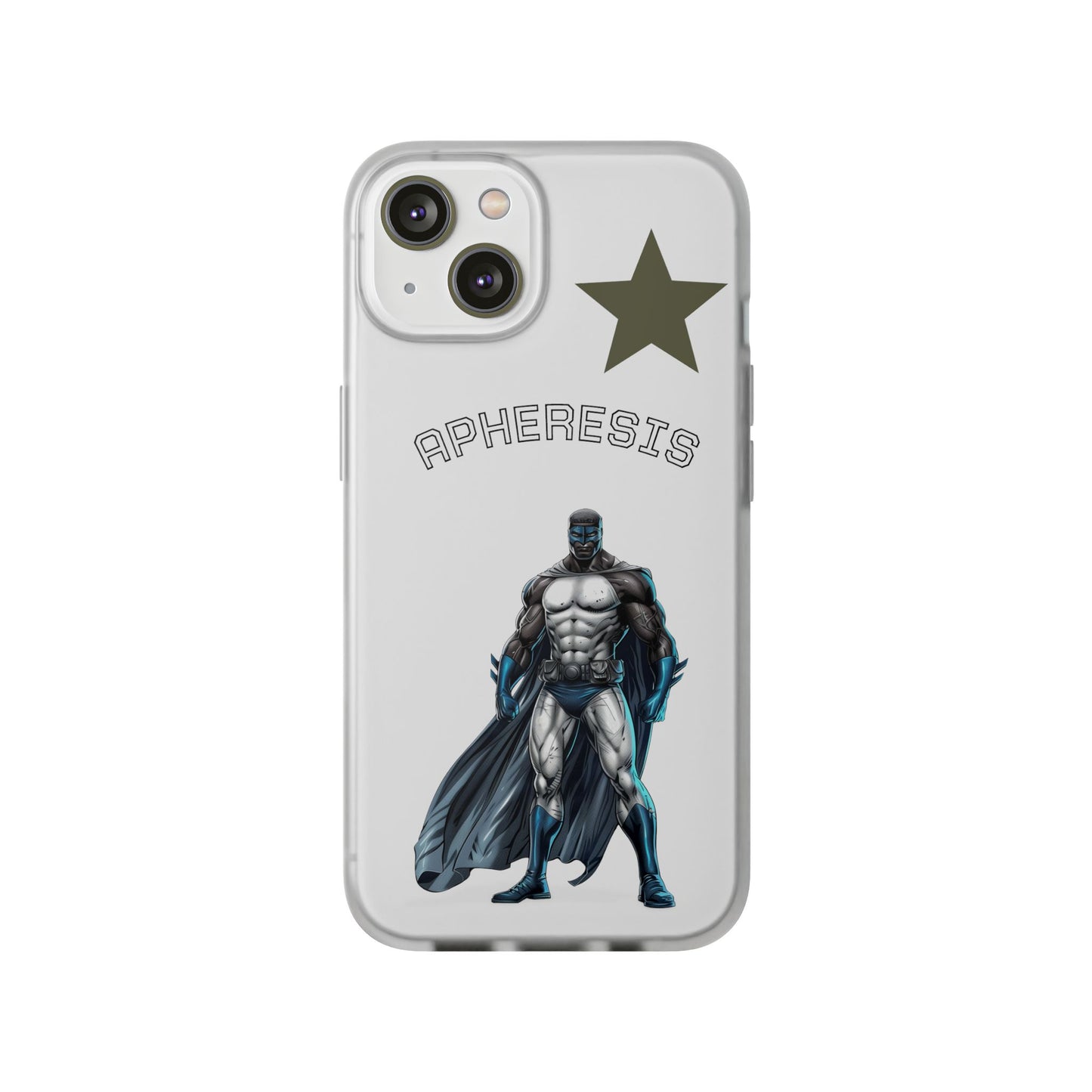 Superhero Flexi Cases - Custom Phone Cover, Comic Phone Case, Gifts for Her, Birthday Present, Unique Tech Accessory, APHERESIS Design