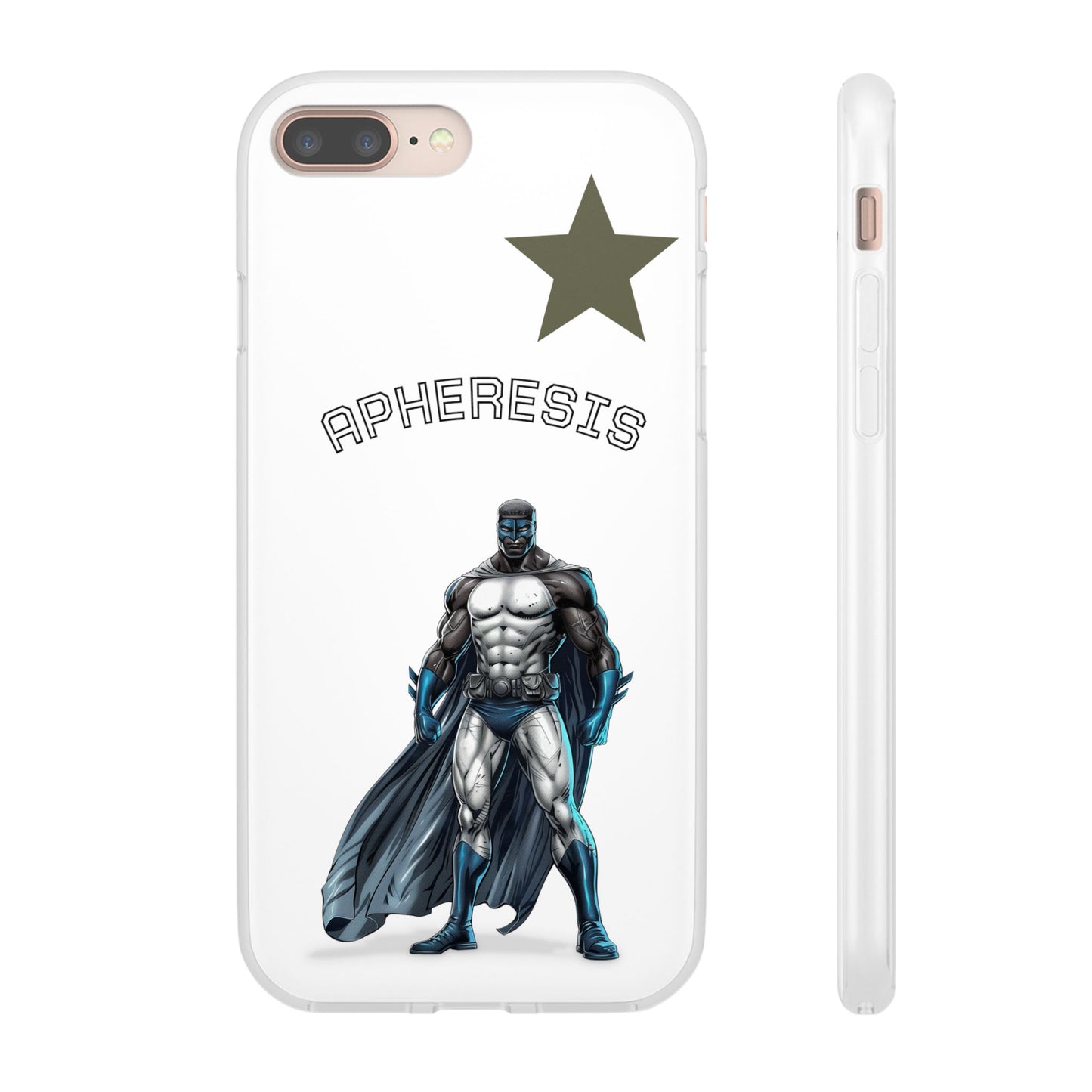 Superhero Flexi Cases - Custom Phone Cover, Comic Phone Case, Gifts for Her, Birthday Present, Unique Tech Accessory, APHERESIS Design