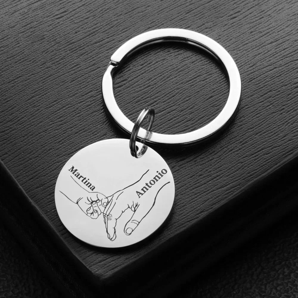 Personalized Name Keychain for Car Pendant Love Gifts