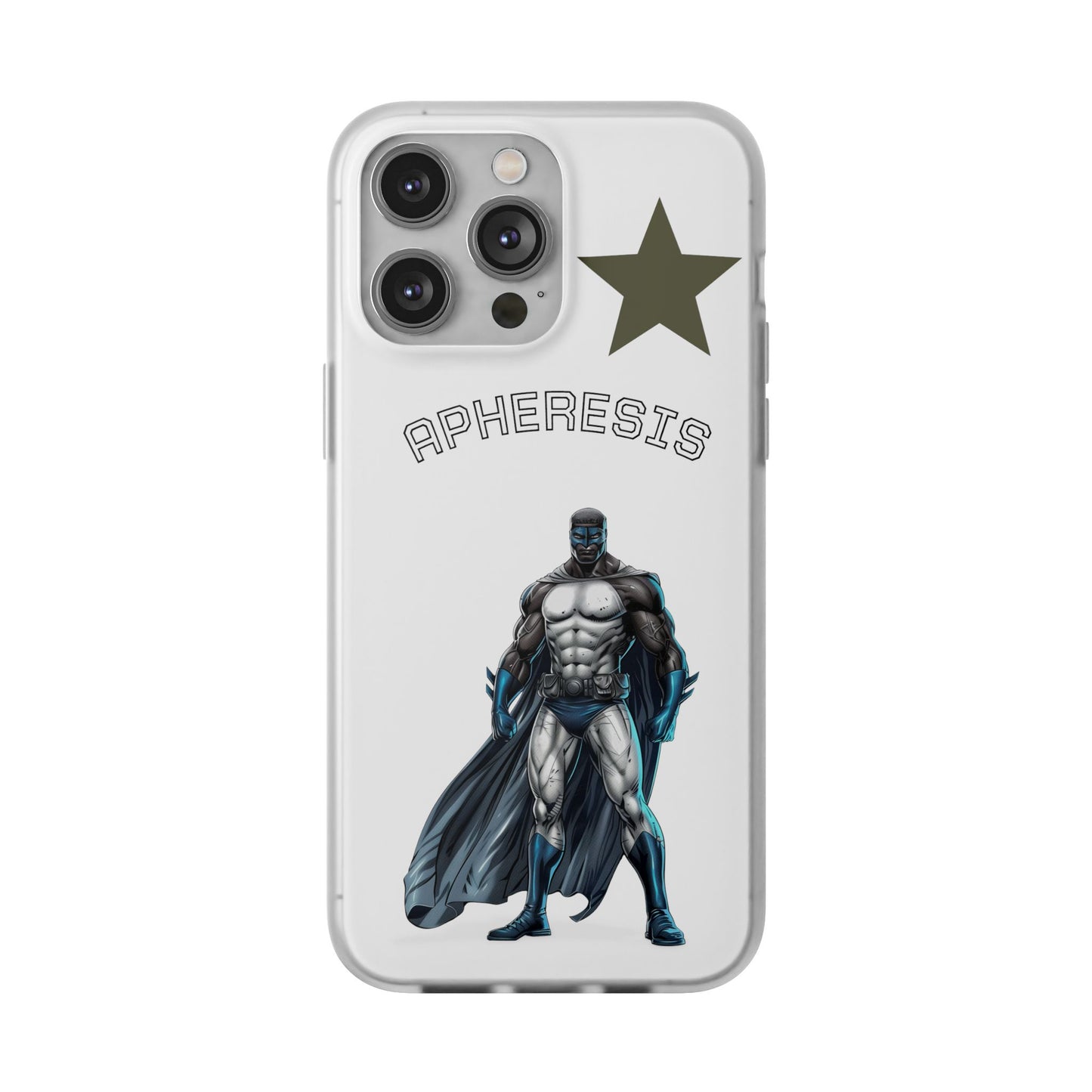 Superhero Flexi Cases - Custom Phone Cover, Comic Phone Case, Gifts for Her, Birthday Present, Unique Tech Accessory, APHERESIS Design