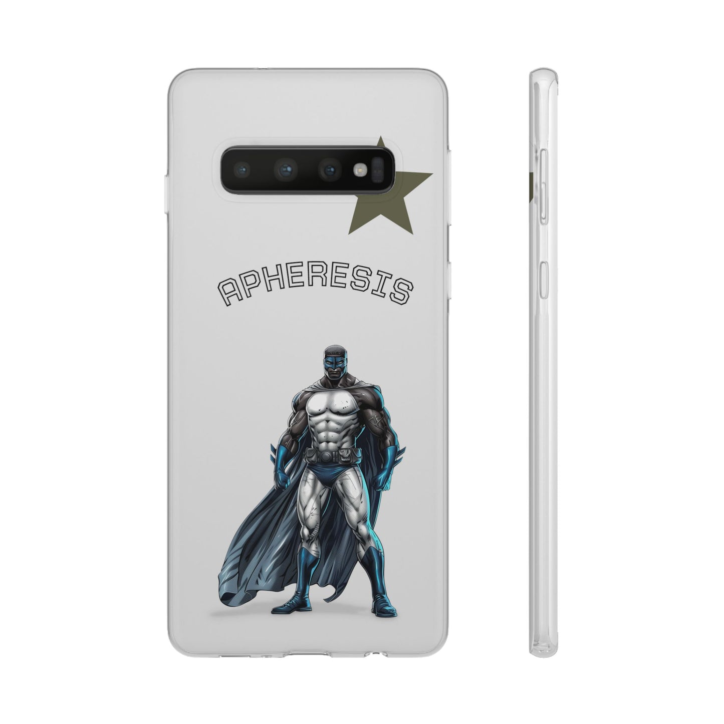 Superhero Flexi Cases - Custom Phone Cover, Comic Phone Case, Gifts for Her, Birthday Present, Unique Tech Accessory, APHERESIS Design