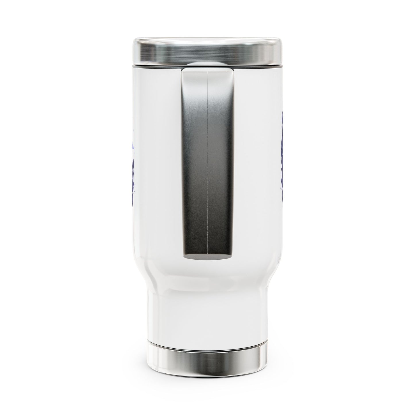Custom Artistic Stainless Steel Travel Mug, 14oz - Ideal for Coffee Lovers, Unique Gift for Holidays, Outdoor Adventures, and Daily Use