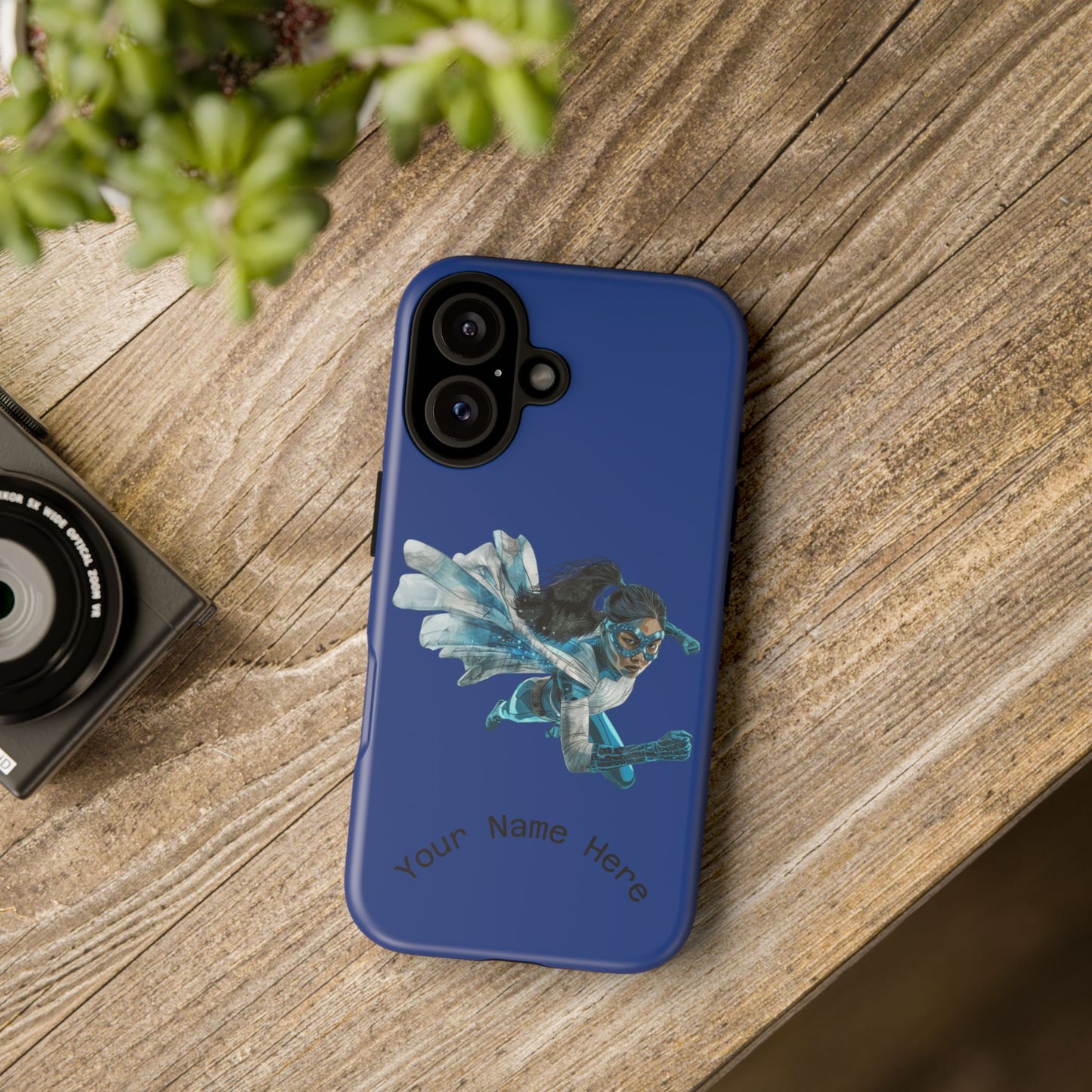 Personalized Tough Phone Case, Custom Phone Cover, Unique Gift for Her, Birthday, Customizable, Stylish Tech Accessory