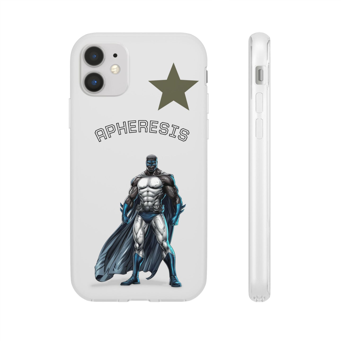 Superhero Flexi Cases - Custom Phone Cover, Comic Phone Case, Gifts for Her, Birthday Present, Unique Tech Accessory, APHERESIS Design