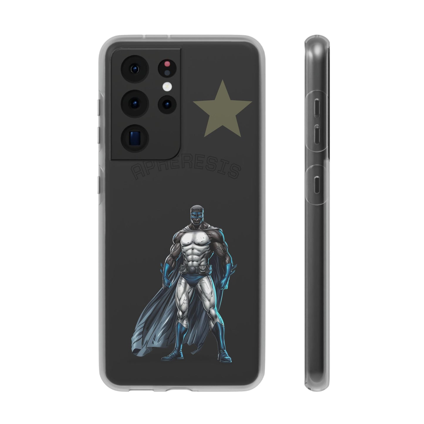 Superhero Flexi Cases - Custom Phone Cover, Comic Phone Case, Gifts for Her, Birthday Present, Unique Tech Accessory, APHERESIS Design