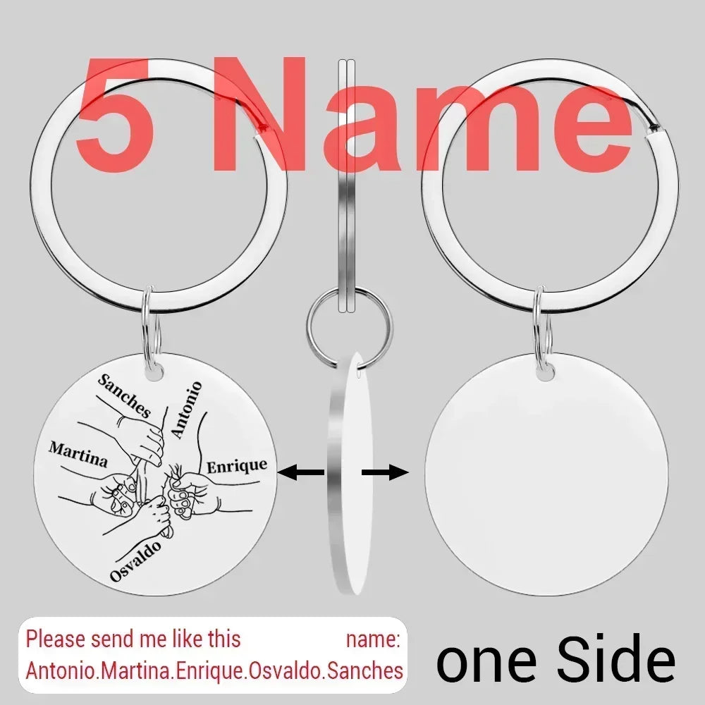 Personalized Name Keychain for Car Pendant Love Gifts