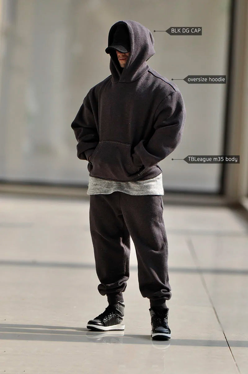 Male Soldier Hoodie Sports Top Jacket Sweater